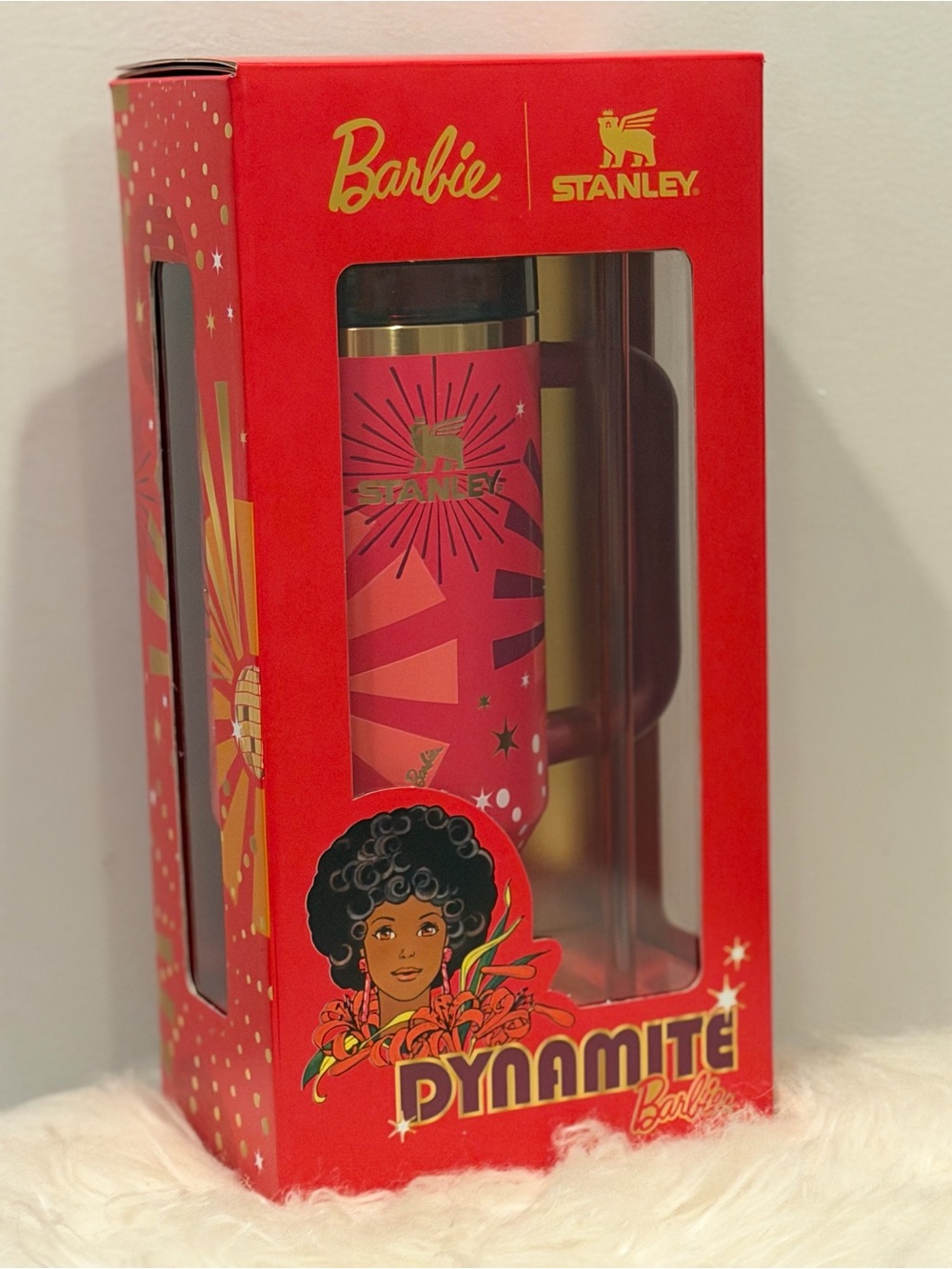 Stanley x Barbie 'Dynamite' Flowstate Quencher 40oz